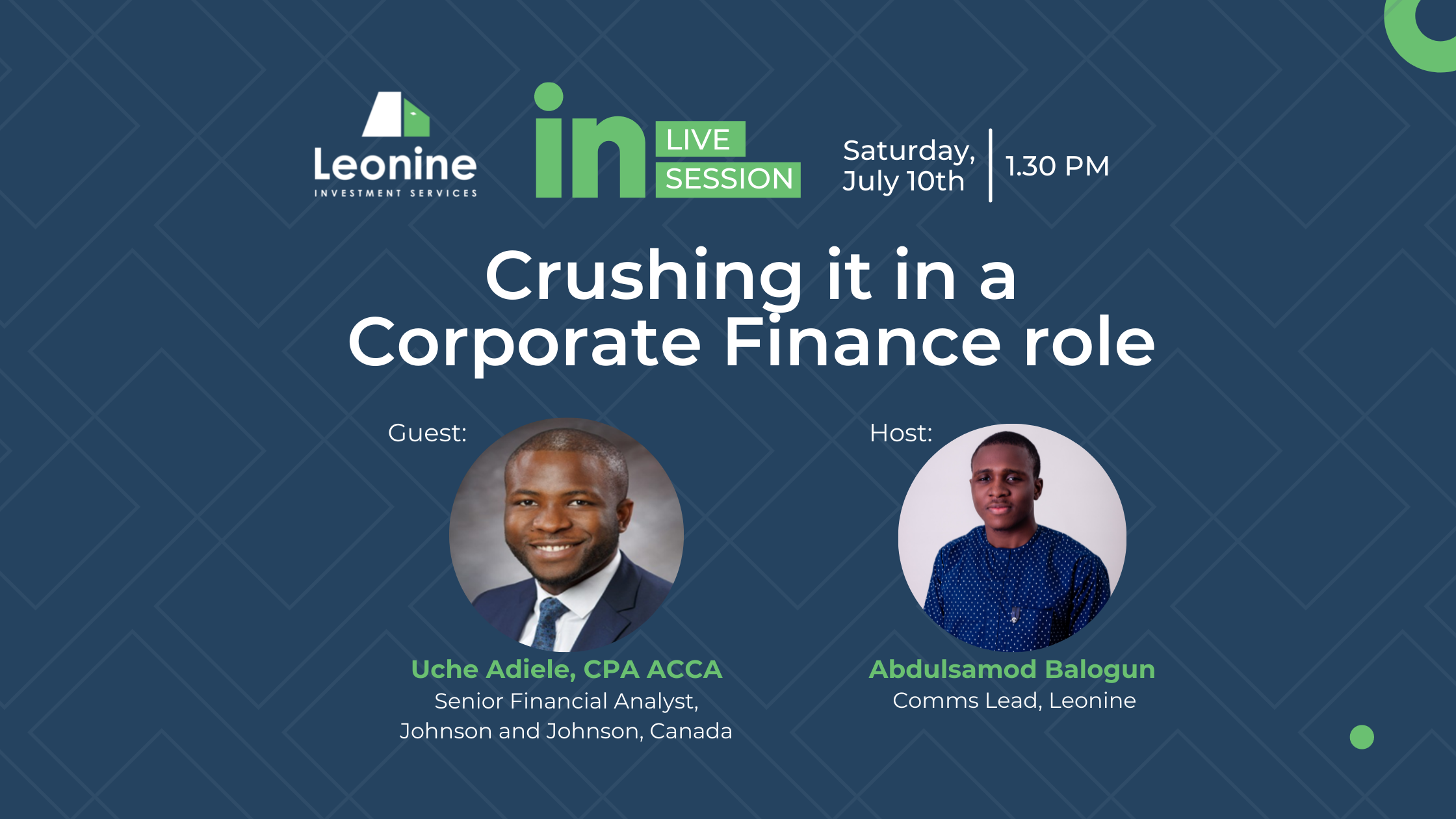 How to crush it in corporate finance in Nigeria – Tips from Uche Adiele